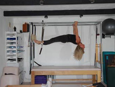 Cadillac/Hanging pull up/final strengthening and stretching